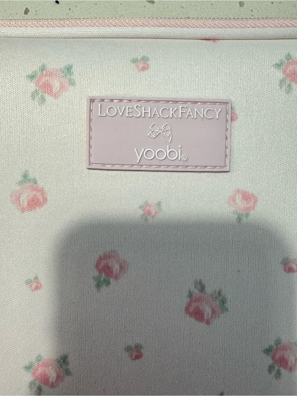 Loveshackfancy x yoobi collab bundle - laptop sleeve & tech organizer